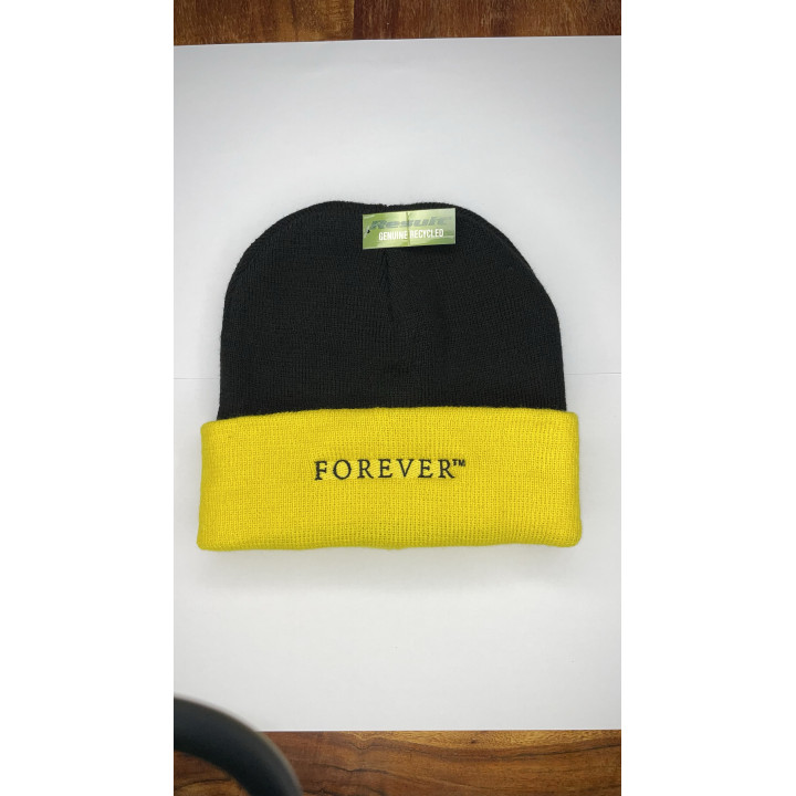 Bonnet noir et jaune