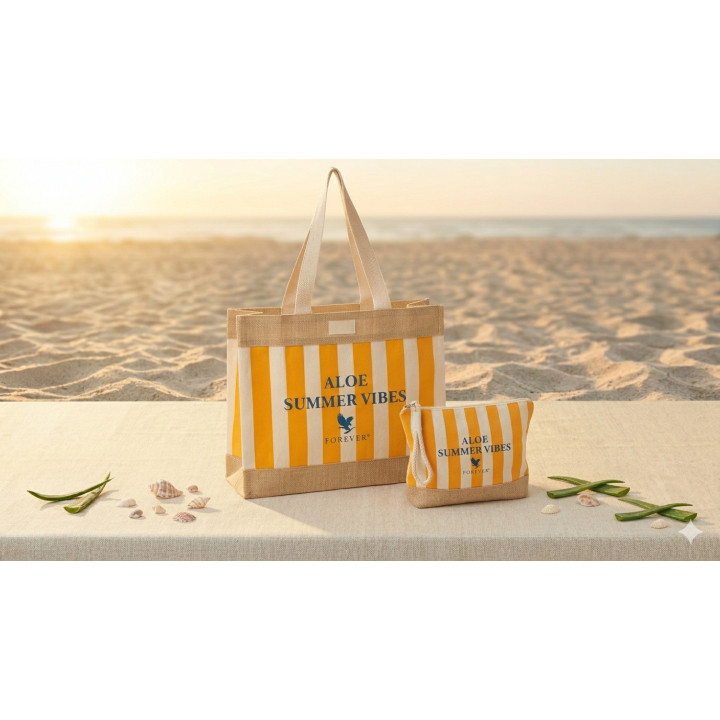 Torba na plaży i zestaw